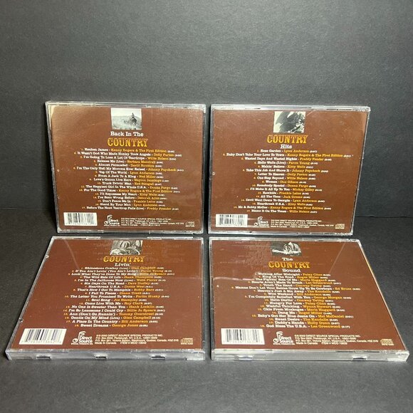 Lot of 4 Back in the Country, Hits, Livin, and Sound 2002 CD Country Compilation - Picture 2 of 7